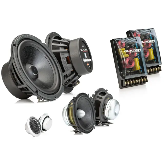 Gladen Zero Pro 165.3 6,5" 3-veis sett 6.5", 150W RMS, Zero Pro-serien 