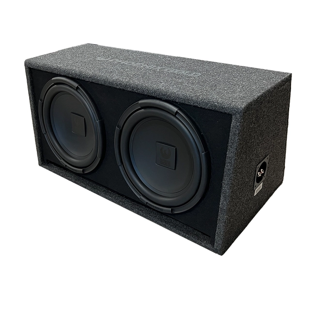 Phoenix Gold RX212PB basskasse 2x12" i kasse, 800W Maks, 1 Ohm 