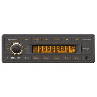 Continental TRDW312UB–OR 12 Volt, BT, DAB+, AUX, USB, shortbody