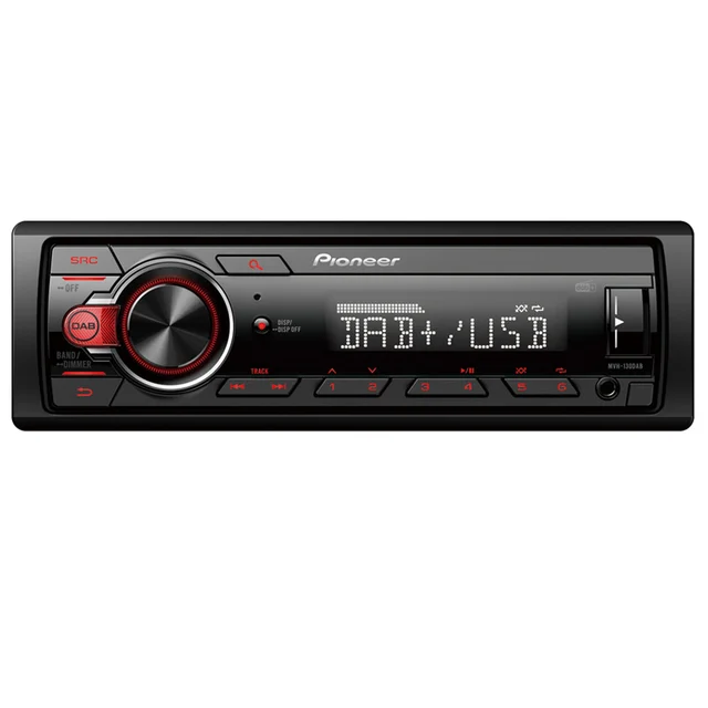 Pioneer MVH-130DAB DAB+, USB, AUX, shortbody 