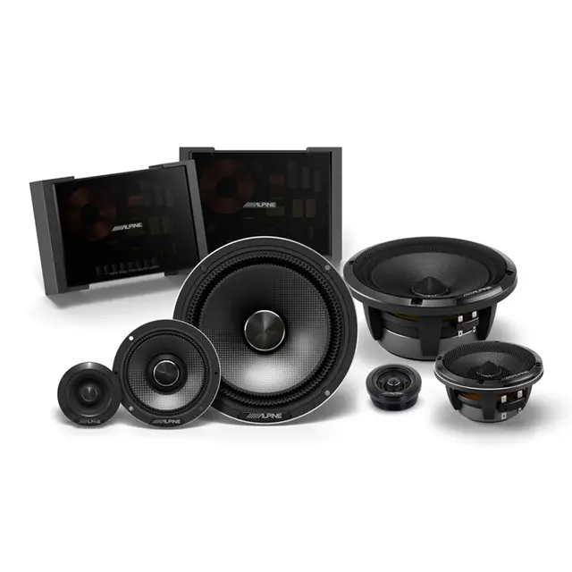 Alpine Status HDZ-653S Slim-Fit, High-End 3veis komponentsett 