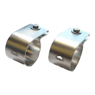 Antec Lyktefeste 42mm Elektropolert, Syrefast, 42mm, Par