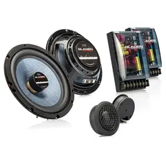 Gladen SQX 165 SLIM 6,5" komponentsett 6.5", 90W RMS, SQX-serien, Slim