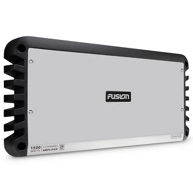 Fusion Signature SG-24DA61500 forsterker Marine, 6x100W RMS, 24 Volt 