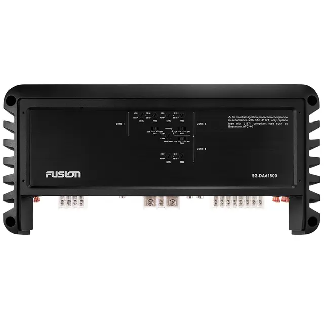 Fusion Signature SG-DA61500 forsterker Marine, 6x100W RMS, Klasse D 