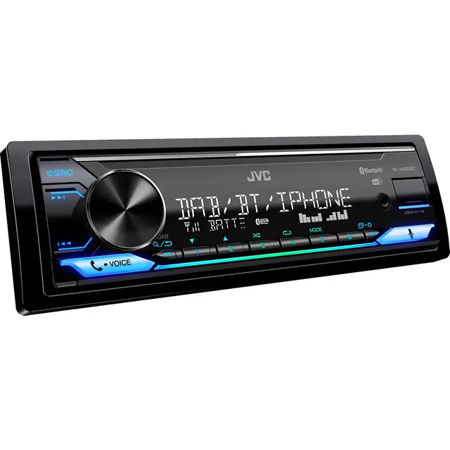 JVC KDX-482DBT DAB+,Bluetooth, USB, Aux, Shortbody 