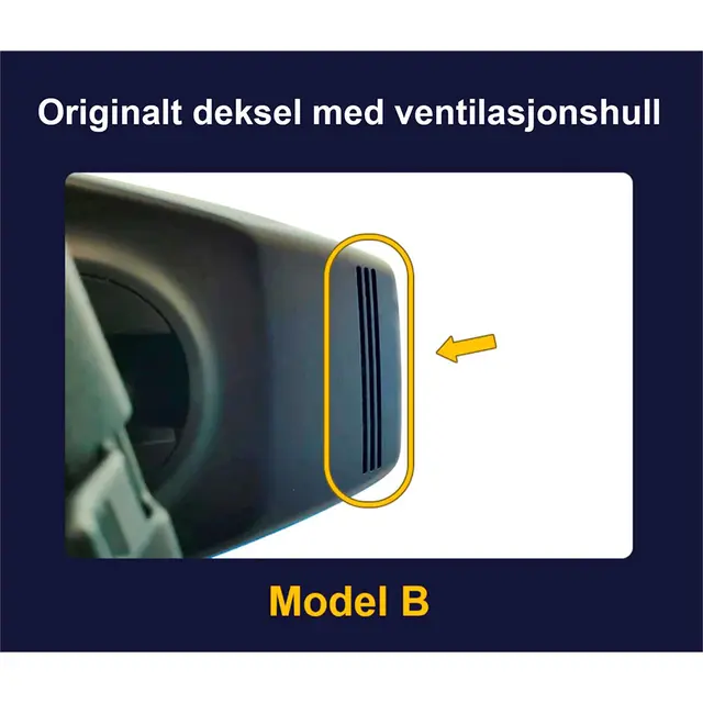 FITCAMX Integrert Plug & Play 4K Dashcam Rav4/Across (2019 -->) Model B m/vent. 