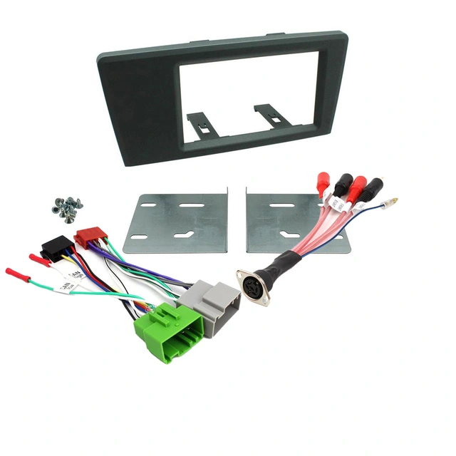 Komplett mont.sett for bilradio Volvo XC70 2001-2004 u/multifunk.ratt 