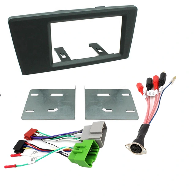 Komplett mont.sett for bilradio Volvo S60 01-04 u/multifunk.ratt 