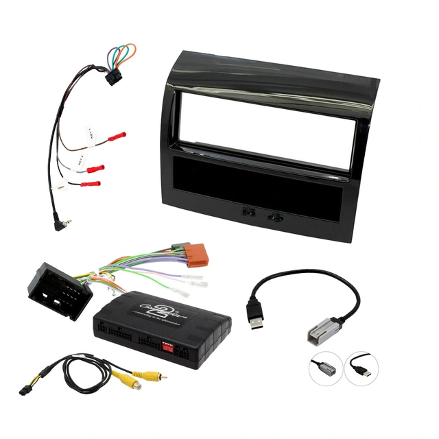 Komplett mont.sett for bilradio Fiat Ducato 15-> (varebil) m/250VP1/2 