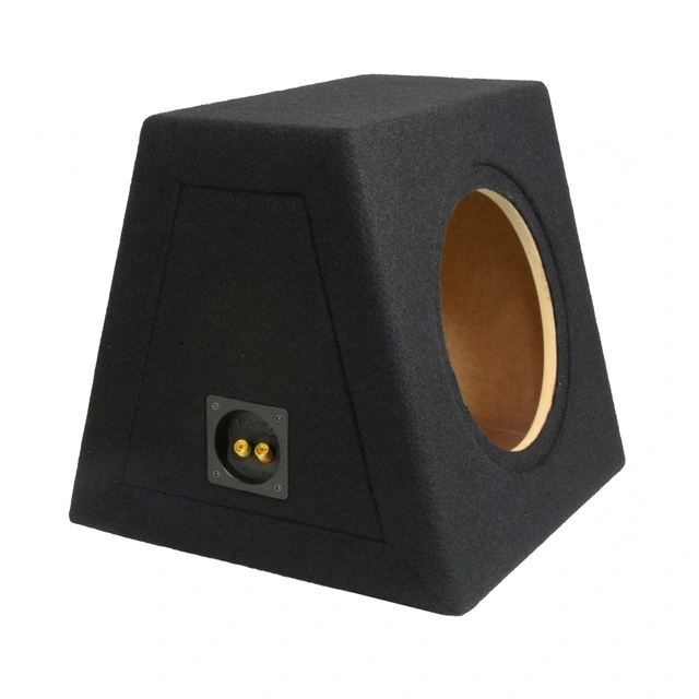 Singel basskasse for 10" element Lukket kasse, 30 liter, sort 