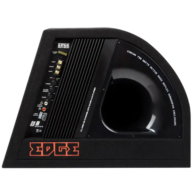 Edge EDB10A-E0 aktiv subwoofer | Kjøp hos Bilradiospesialisten