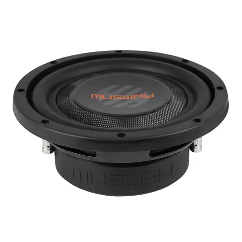 MUSWAY MWS-822 8" subwoofer slim 250W RMS, 2x2 Ohm, slim