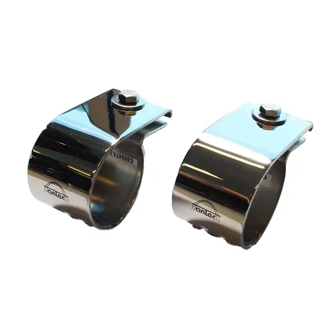 Antec Lyktefeste 76mm Høyglanspolert, Syrefast, 76mm, Par