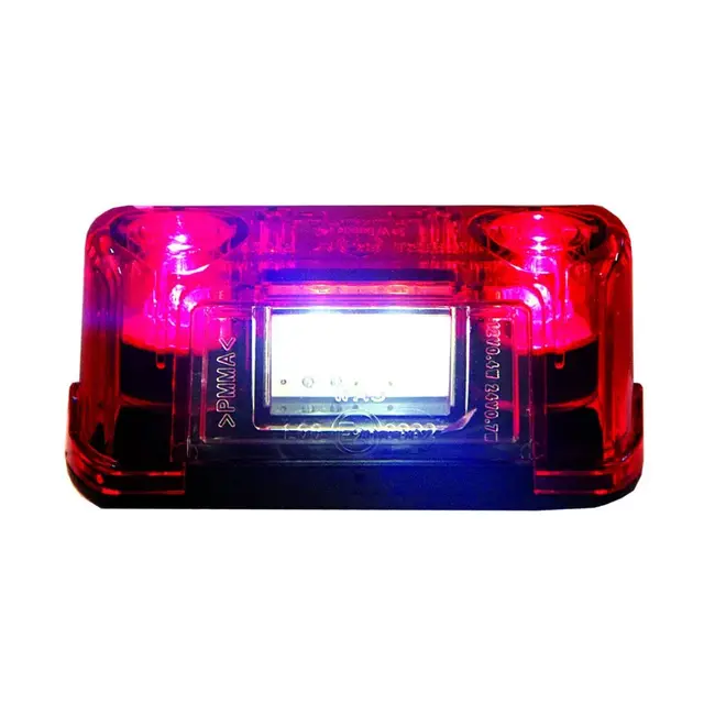 Strands skiltlys/posisjonslys rødt glass LED skiltlys/posisjonslys, pris per stk 