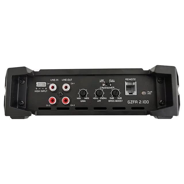 Ground Zero GZFA 2.100 2-kanals forster. 2x85W RMS, 2 Ohm 