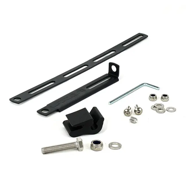 Lazer Linear støttestag - sort Rustfritt stål, 1stk, Linear 