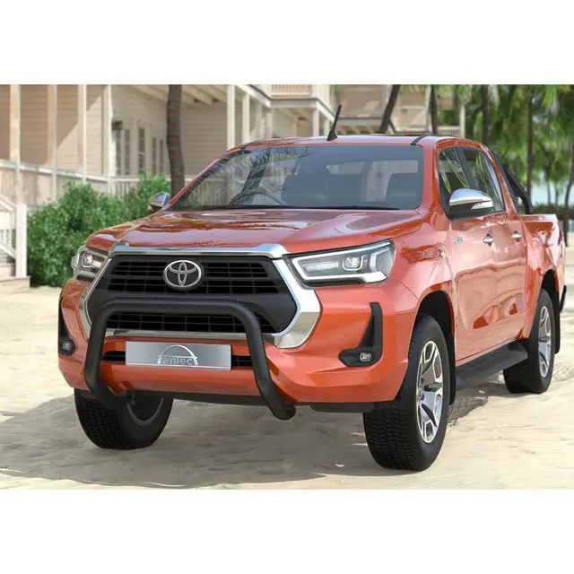 Antec EU Frontbøyle 70mm Sort For Toyota Hilux 2021-2025 