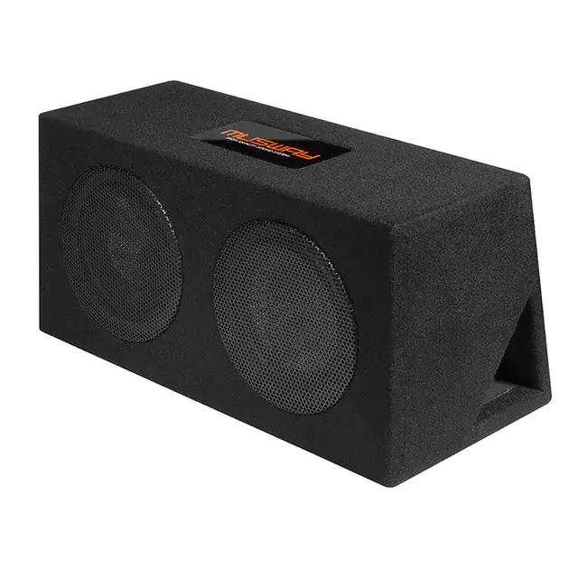 Musway MR208Q subwoofer i kasse 2 x 8", 400W RMS 