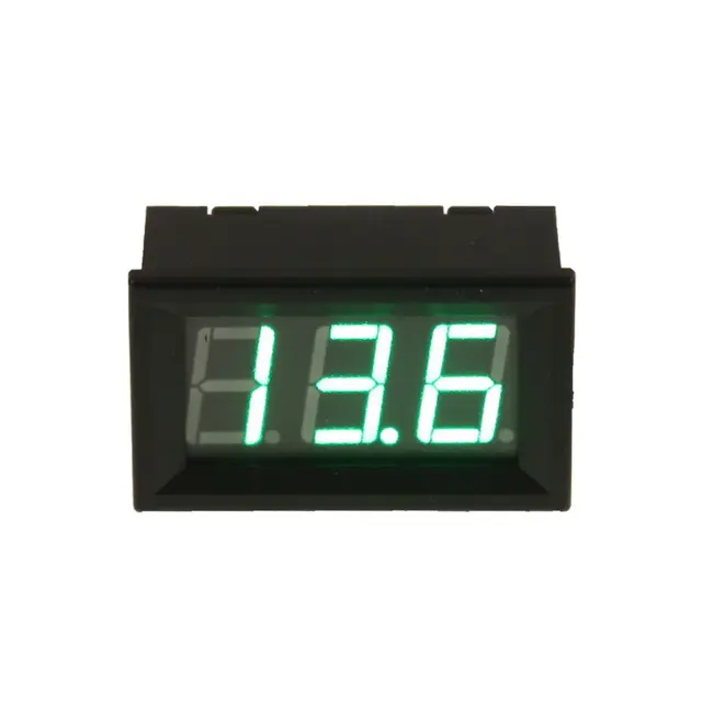 4Connect Voltmeter m/grønn belysning Voltmeter m/grønn belysning 