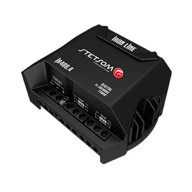 Stetsom IR400.4-2. 4-kanals forsterker 4x105W RMS, 2 Ohm 