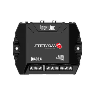 Stetsom IR400.4-2. 4-kanals forsterker 4x105W RMS, 2 Ohm