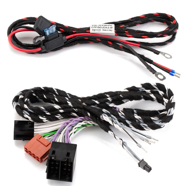 Plug and play kabelsett ISO For biler med ISO, P&P for ATOMO2 