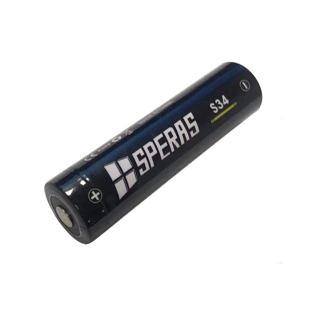 Speras S34 18650 batteri 3400 mAh, oppladbart Li-Ion 