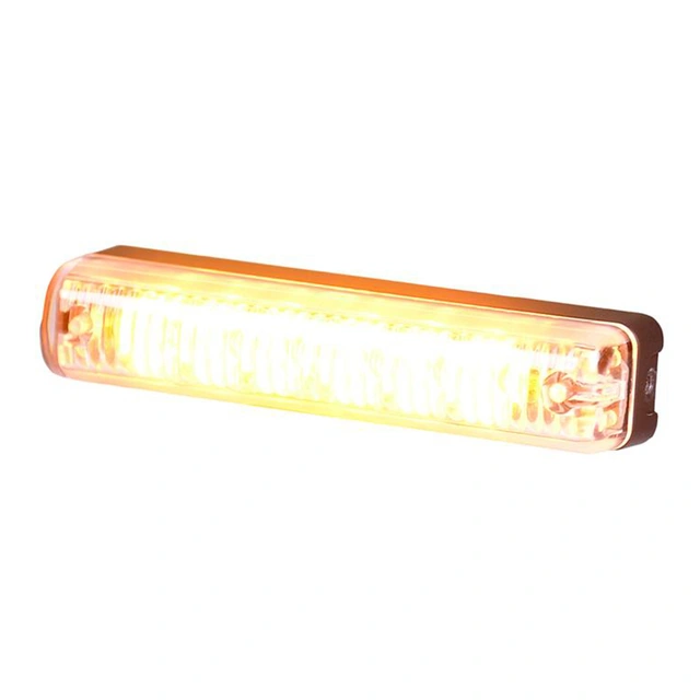 VP 6 LED Slim varsellys Oransje, 12/24V 