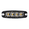 VP 4 LED Ultra-Thin Blitz Oransje, 12/24V