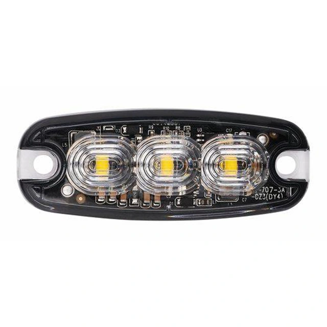 VP 3 LED Ultra-Thin Blitz Oransje, 12/24V 