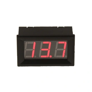 4Connect Voltmeter m/rød belysning Voltmeter m/rød belysning