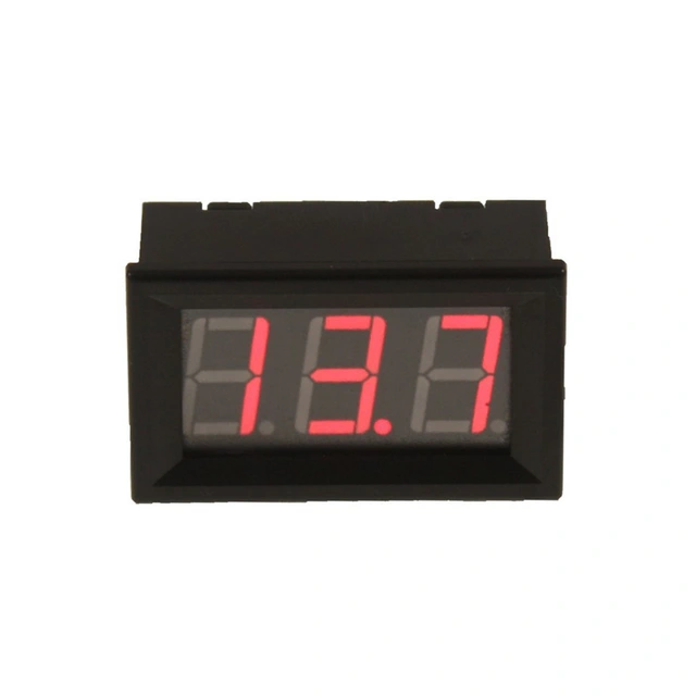 4Connect Voltmeter m/rød belysning Voltmeter m/rød belysning 