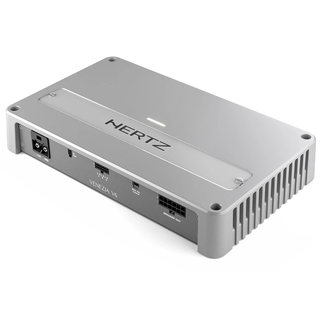 Hertz Venezia V6 6-kanals forsterker Marine, 6x290W RMS, 2 Ohm 