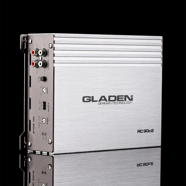 Gladen RC 90c2 2-kanals forsterker 2x130W i 2 Ohm, Klasse AB 