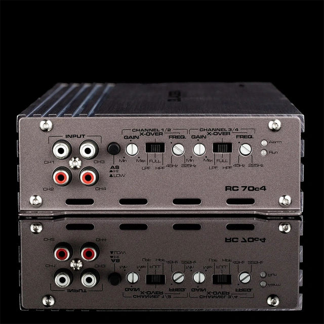 Gladen RC 70c4 4-kanals forsterker 4x105W i 2 Ohm, Klasse AB 