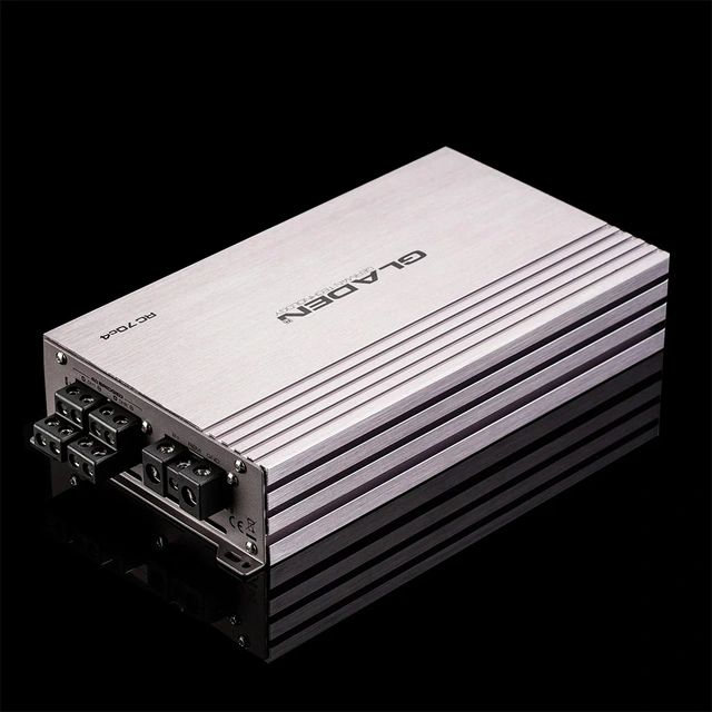 Gladen RC 70c4 4-kanals forsterker 4x105W i 2 Ohm, Klasse AB 