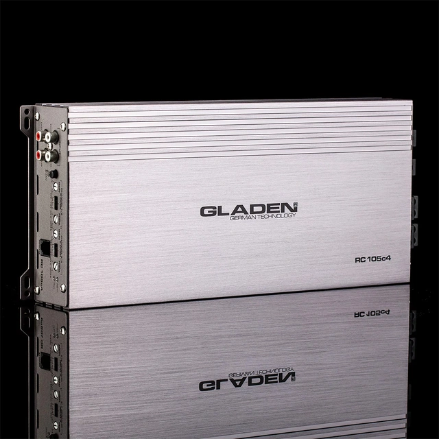 Gladen RC 105c4 4-kanals forsterker 4x150W i 2 Ohm, Klasse AB 