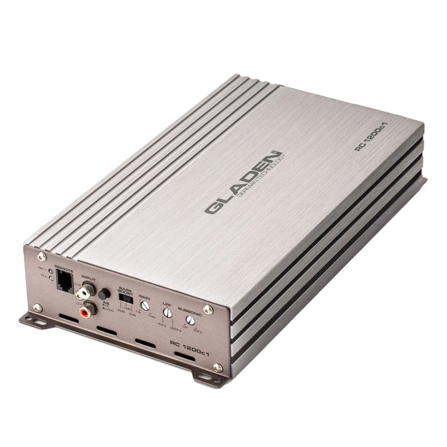 Gladen RC 1200c1 monoforsterker Monoforsterker, 1120W RMS i 1 Ohm 