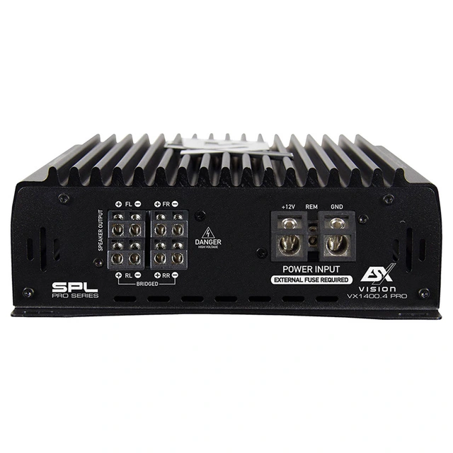 ESX VX1400.4 PRO 4-kanals forsterker 4x350W RMS, 2 Ohm, SPL, Klasse D 