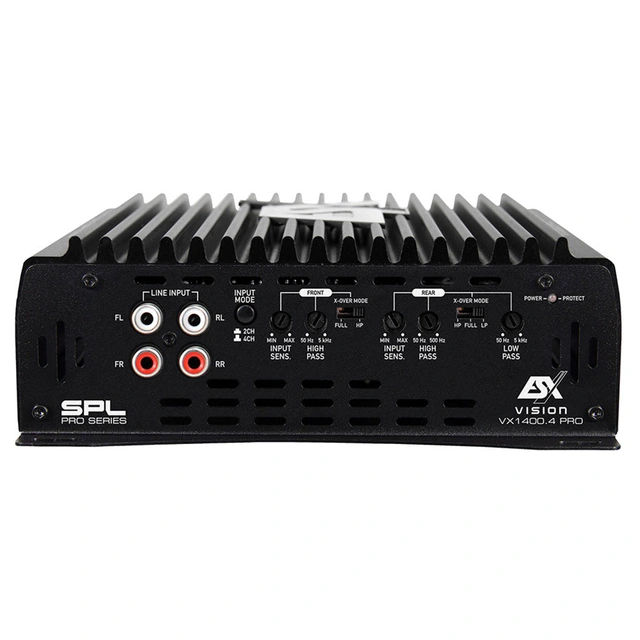 ESX VX1400.4 PRO 4-kanals forsterker 4x350W RMS, 2 Ohm, SPL, Klasse D 