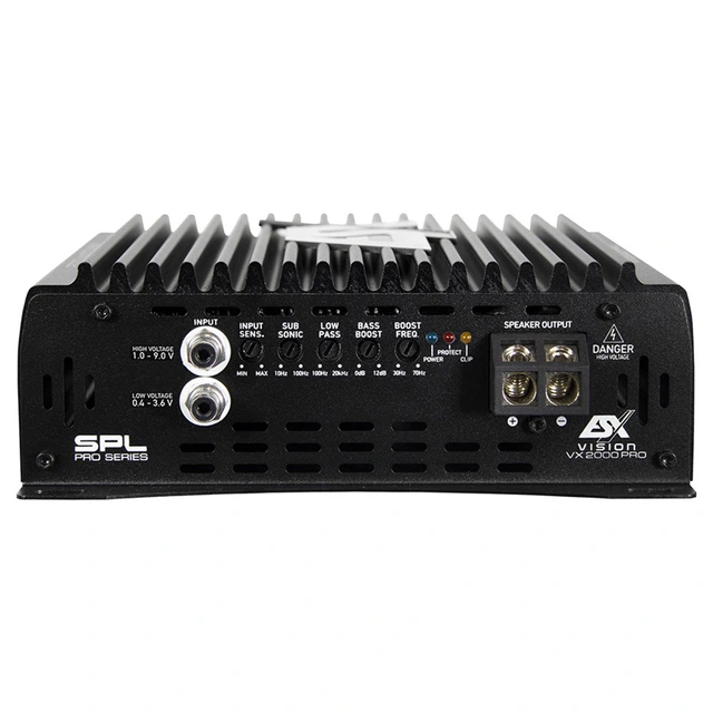 ESX VX2000 PRO monoforsterker 2200W RMS, 1 Ohm, SPL, Klasse D 
