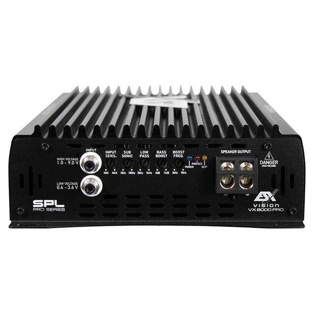 ESX VX8000 PRO monoforsterker 8000W RMS, 1 Ohm, SPL, Klasse D 