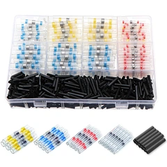 Sett med skjøtestykker for kabel Integrert loddetinn og krympestrømpe