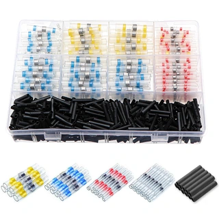 Sett med skjøtestykker for kabel Integrert loddetinn og krympestrømpe