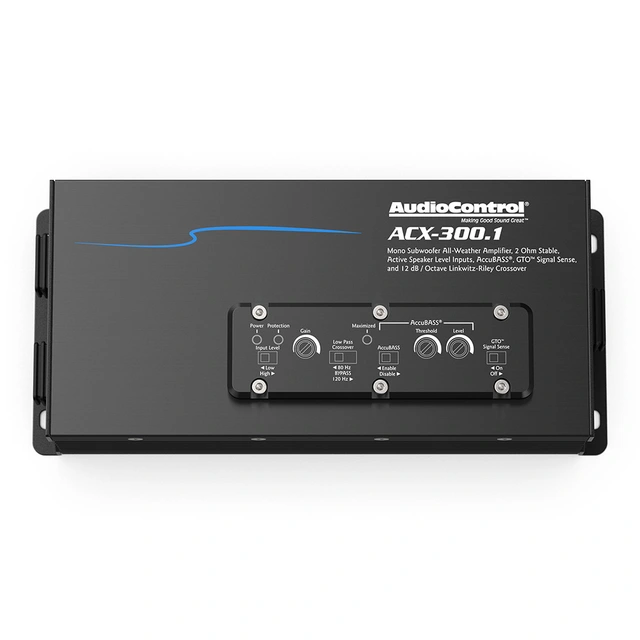 AudioControl ACX-300.1 Monoforsterker 300W RMS, 2 Ohm, IPX6 
