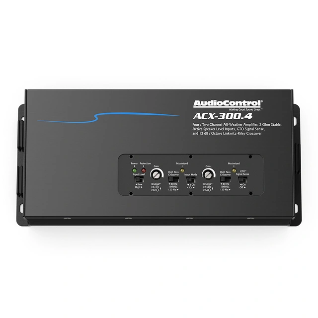 AudioControl ACX-300.4 4-kanalforsterker 4x75W RMS, 2 Ohm, IPX6 