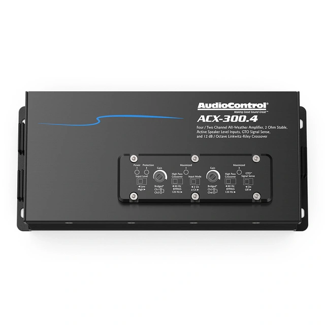 AudioControl ACX-300.4 4-kanalforsterker 4x75W RMS, 2 Ohm, IPX6 