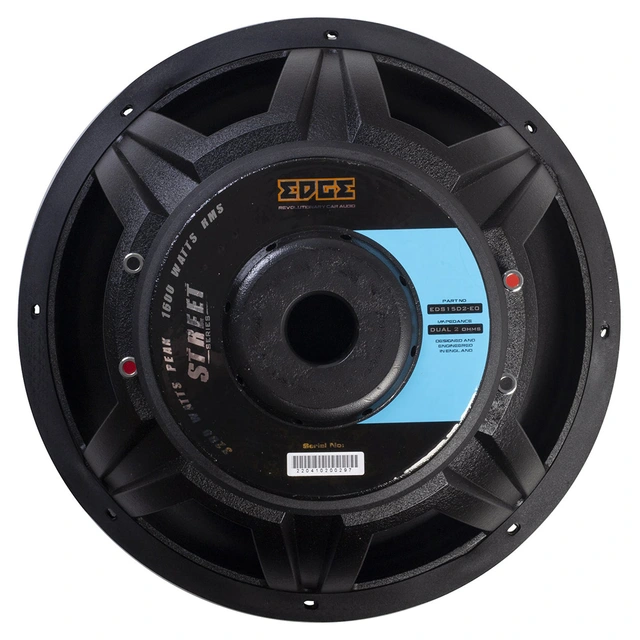 Edge EDS15D2-E0 15" subwoofer 3200W Maks, 2x2 Ohm 