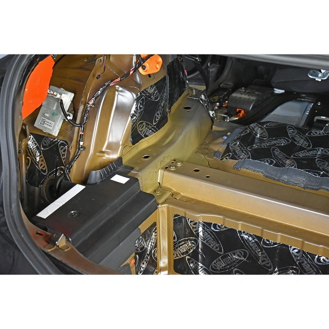 Dynamat Xtreme til Tesla Model 3 (trunk) ferdig kuttet til bagasjerom 